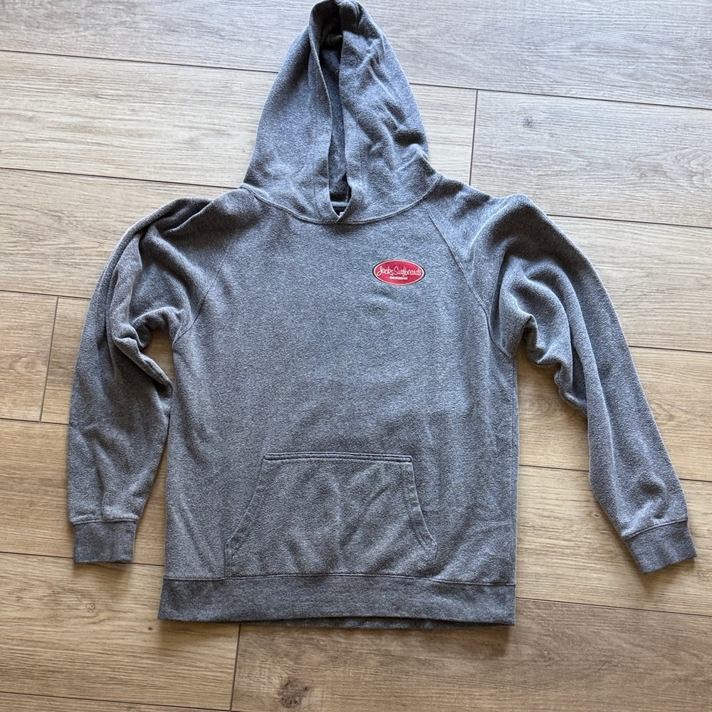 Jacks Surfboards Graphic Gray Hoodie